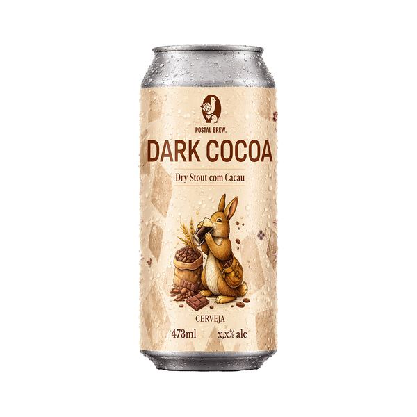 Cerveja Postal Brew Dark Cocoa Stout 473ml