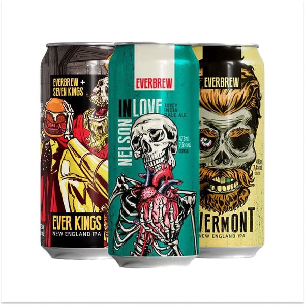 Kit 3 cervejas Everbrew Lata 473ml VL