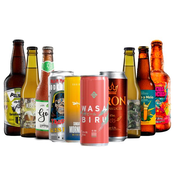 Kit Explorador 10 Cervejas Artesanais - 10,99 p/ unid