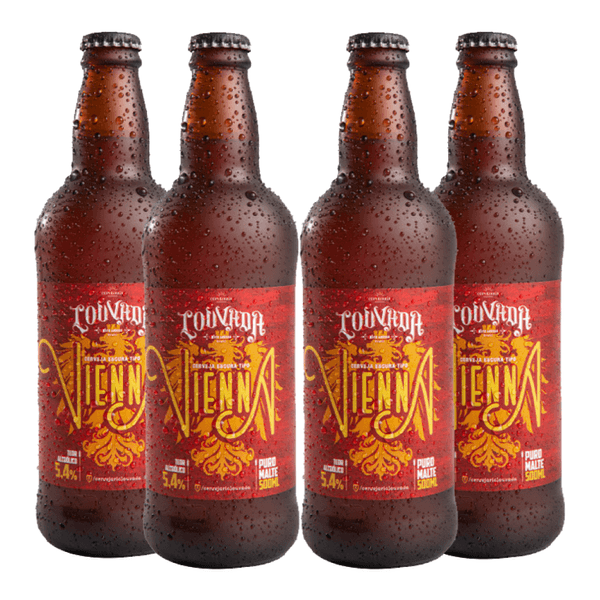 Pack 4 Cervejas Louvada Vienna Lager 500ml