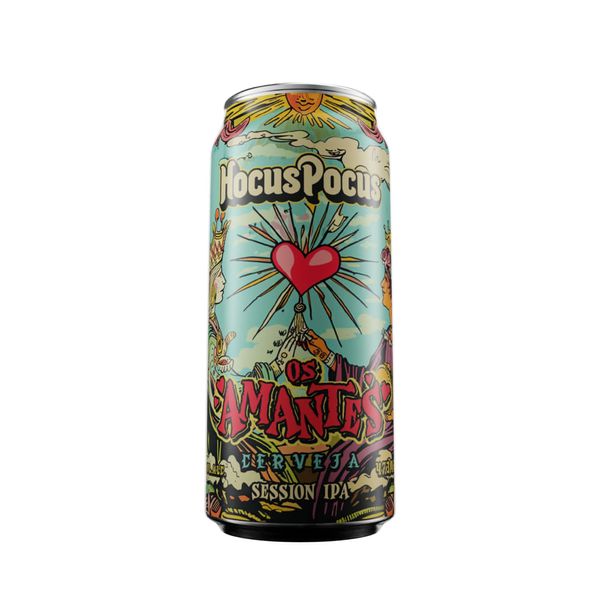 Cerveja Hocus Pocus Os Amantes Session IPA 473ml Cerveja Hocus Pocus Os Amantes Session IPA 473ml