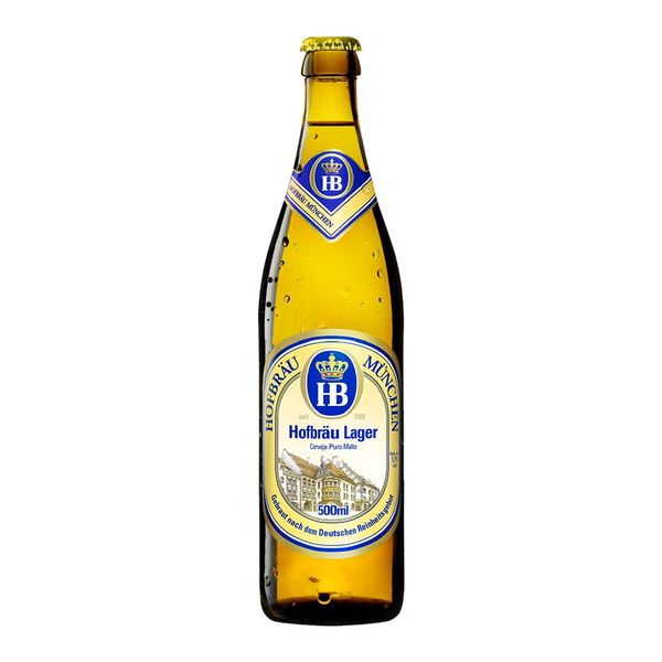 Cerveja Alemã HB Helles Lager 500ml Cerveja Alemã HB Helles Lager 500ml
