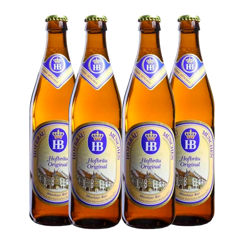 Pack 4 Cervejas Alemãs HB Original