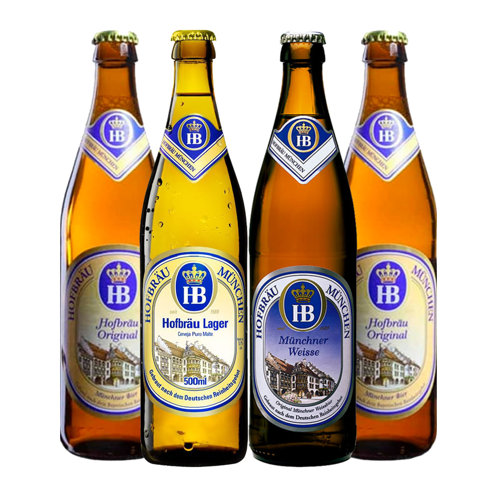 Kit Degustação 4 Cervejas Alemãs HB