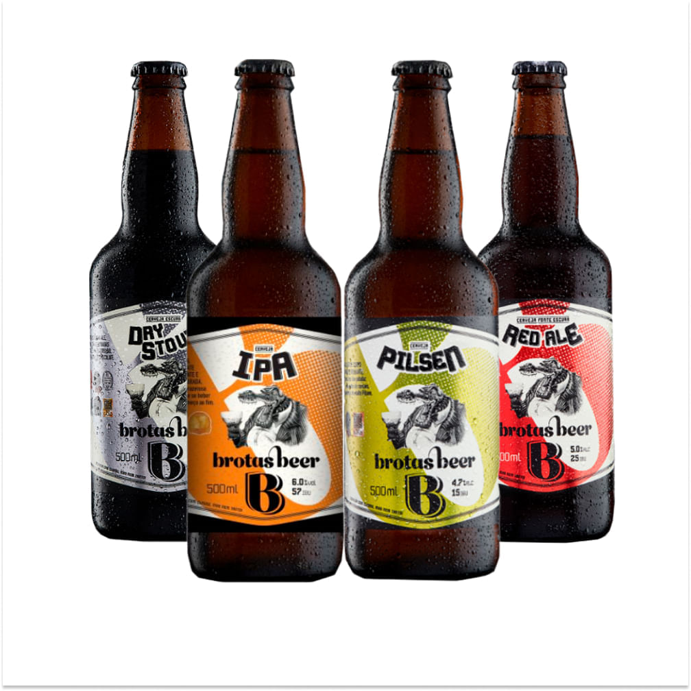 Kit Degustação 4 Cervejas Brotas