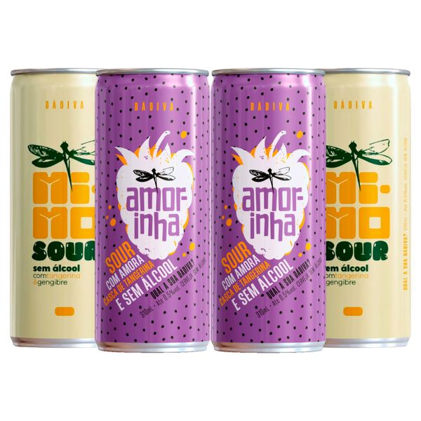 Kit Degustação 4 Dádivas s/ Álcool 310ml