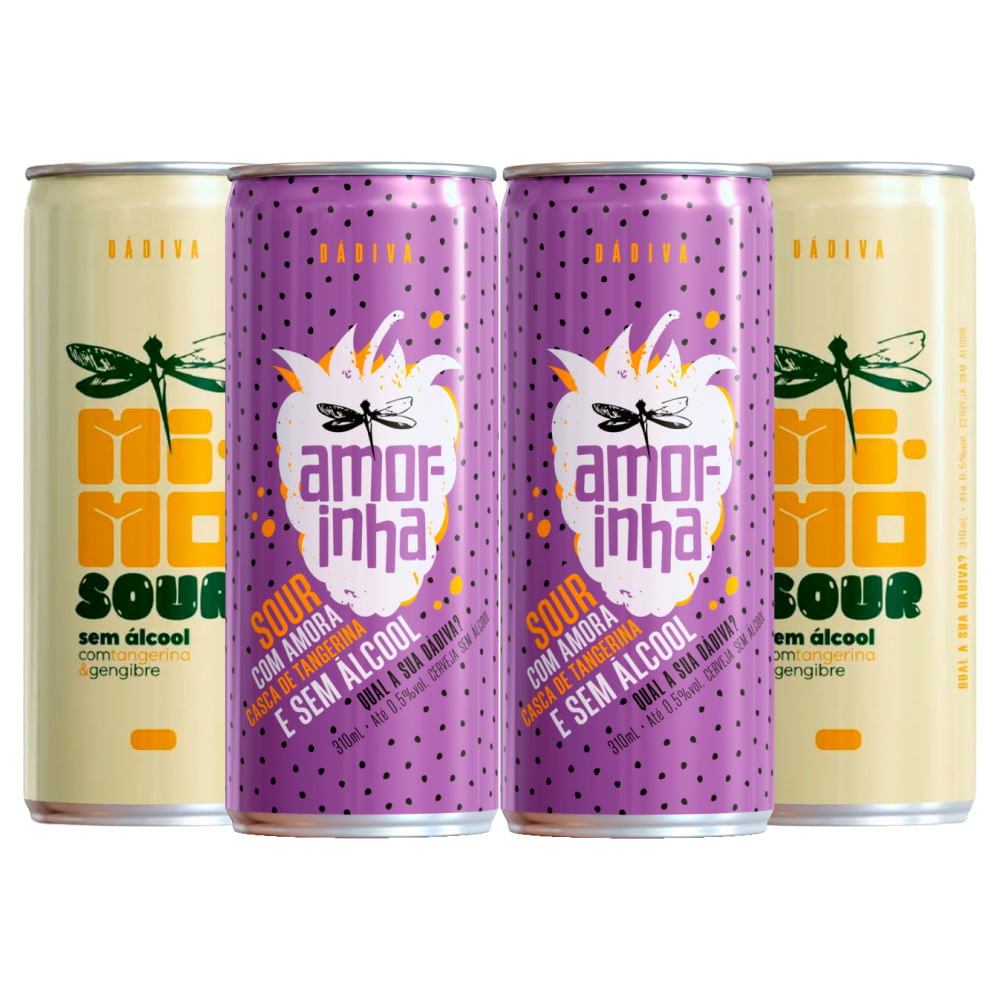 Kit Degustação 4 Dádivas s/ Álcool 310ml