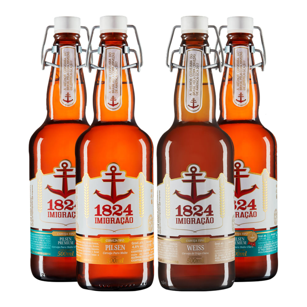Kit Degustação 4 Imigração 500ml