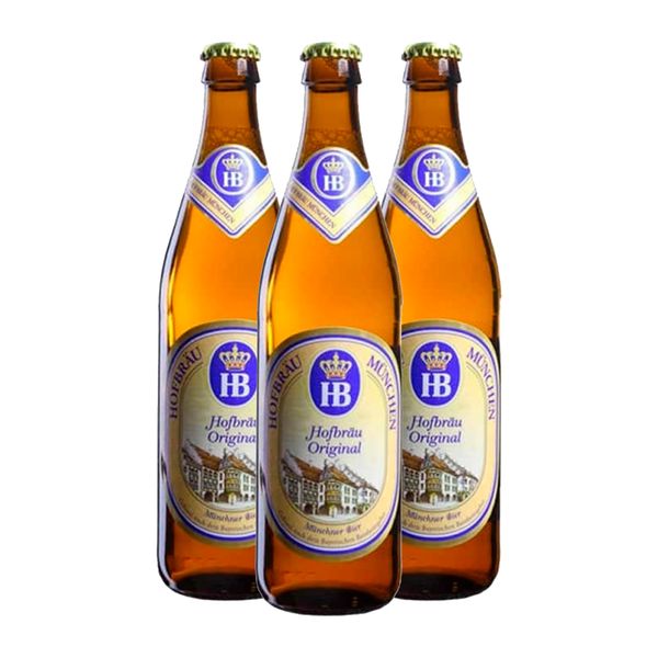 Pack 3 Cervejas Alemã HB Original 500ml