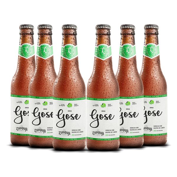 Pack 6 Cervejas Louvada Gose com Limão 355ml Pack  6 Cervejas Louvada Gose com Limão 355ml