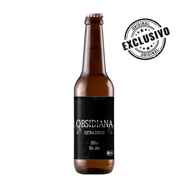 Cerveja Obsidiana  Extra Stout 355ml