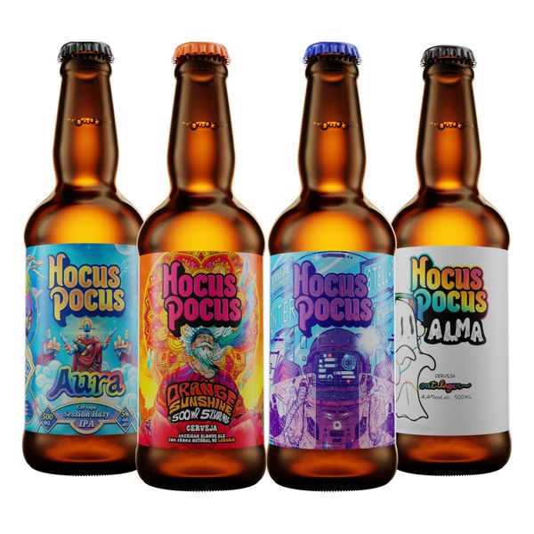 Kit Degustação 4 Cervejas Hocus Pocus 500ml